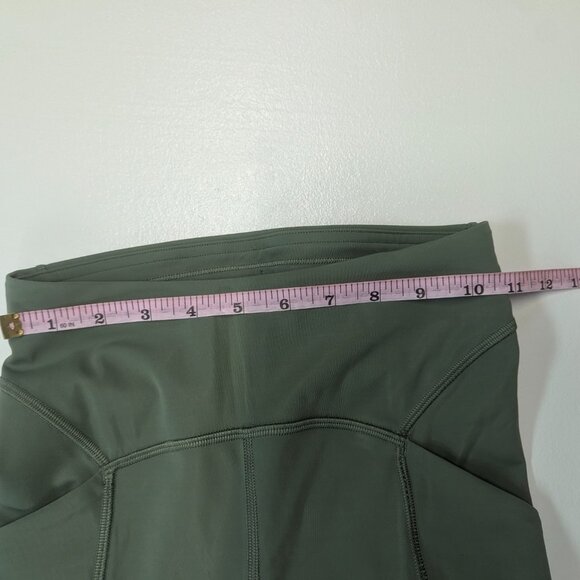 Lululemon Power Thru High-Rise Tight 25" Size 2 Green Twill  *Free tote bag - Picture 8 of 16